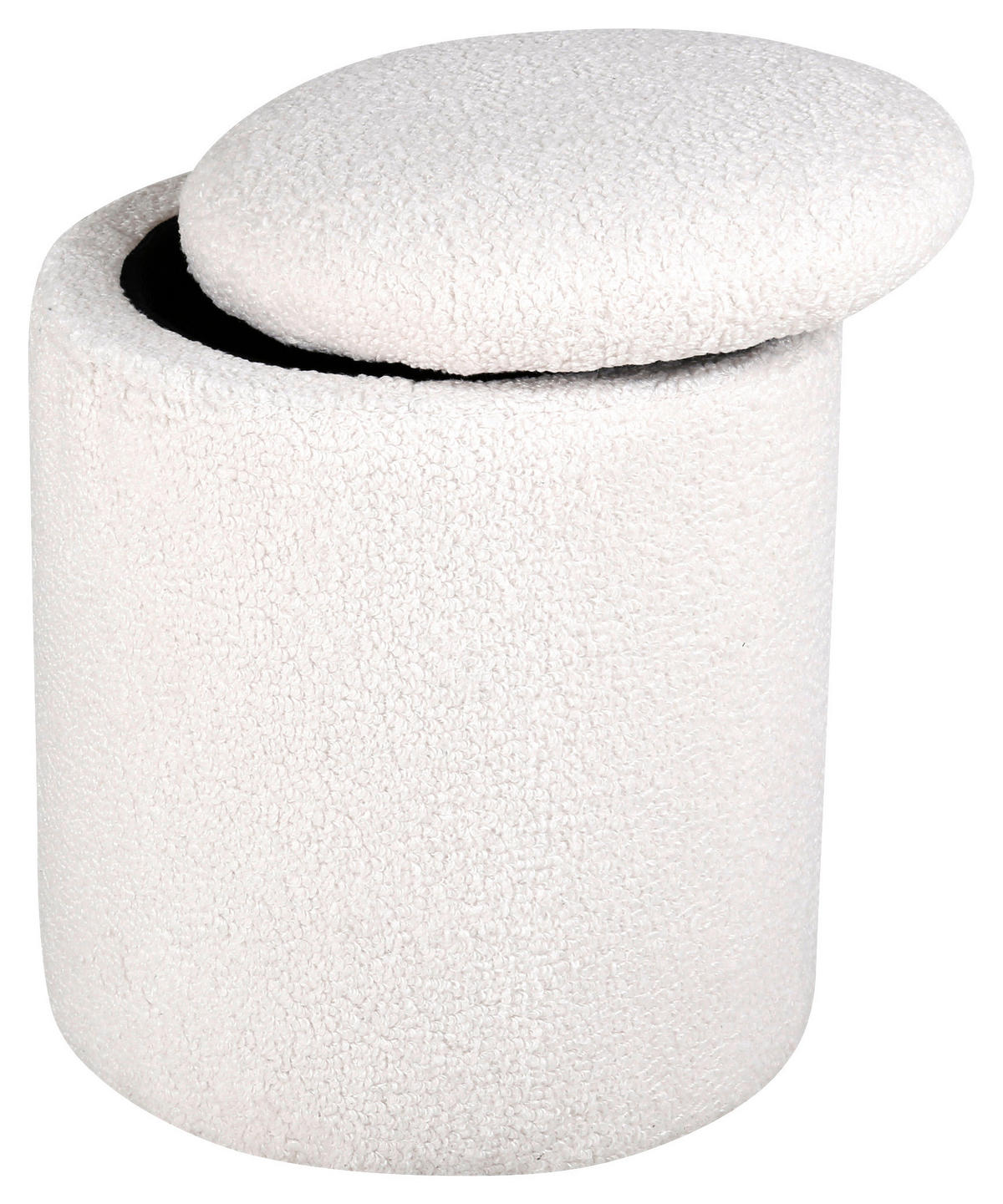 SITTPUFF i  - vit, Design, textil (32/40/32cm) - Livetastic