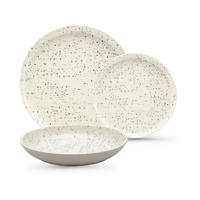 KOMBISERVICE Weiß, Beige EMMA 18-teilig 6 Personen  - Beige/Weiß, LIFESTYLE, Keramik - Novel