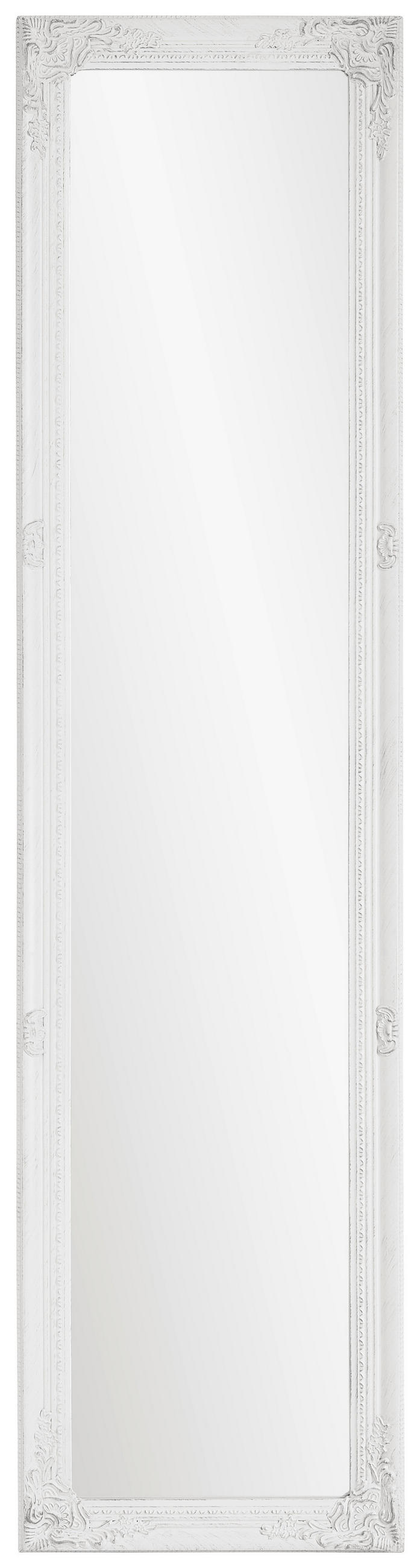 STANDSPIEGEL 40/160/4,5 cm  - Weiß, LIFESTYLE, Glas/Holz (40/160/4,5cm) - Landscape