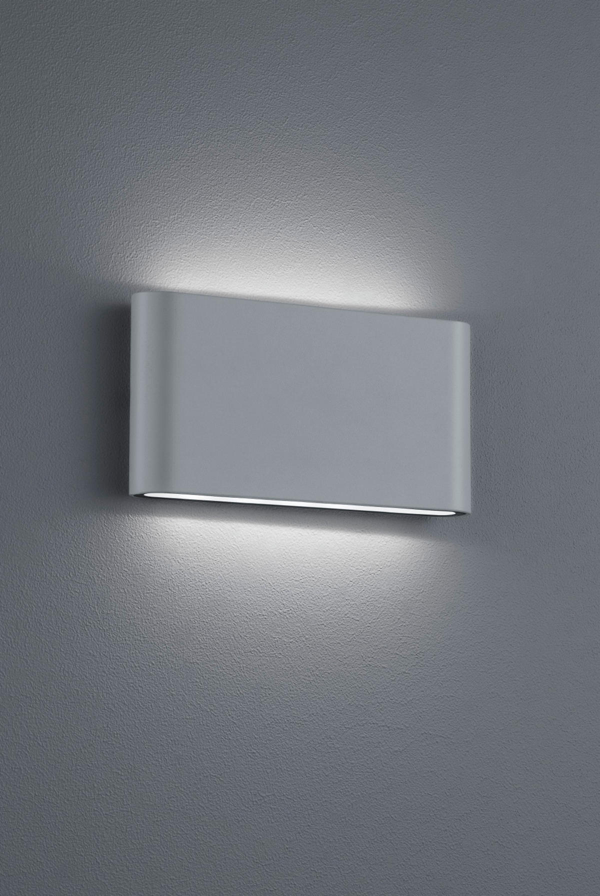 AUSSENWANDLEUCHTE - Titanfarben, Design, Metall (9/17,5/3cm) - Trio Leuchten