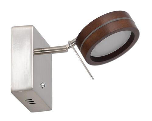 LED-WANDLEUCHTE Triberg 11/11/19 cm   - Braun, KONVENTIONELL, Holz/Metall (11/11/19cm) - Näve