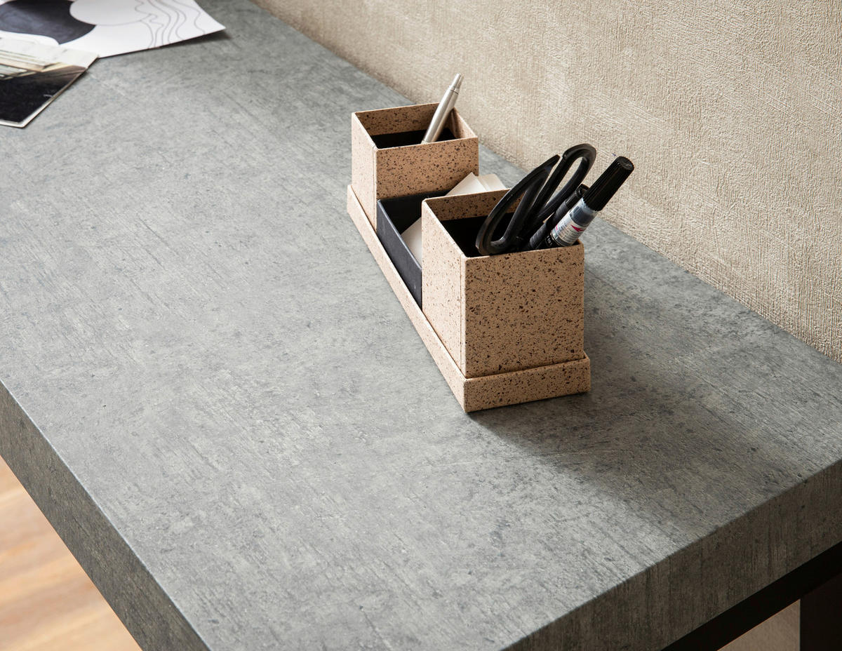 KONSOLENTISCH in Holzwerkstoff 120/40/76 cm   - Schwarz/Grau, Design, Holzwerkstoff/Metall (120/40/76cm) - MID.YOU