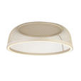 LED-DECKENLEUCHTE 60,5/23,5 cm   - Sandfarben, Design, Kunststoff/Metall (60,5/23,5cm) - Novel