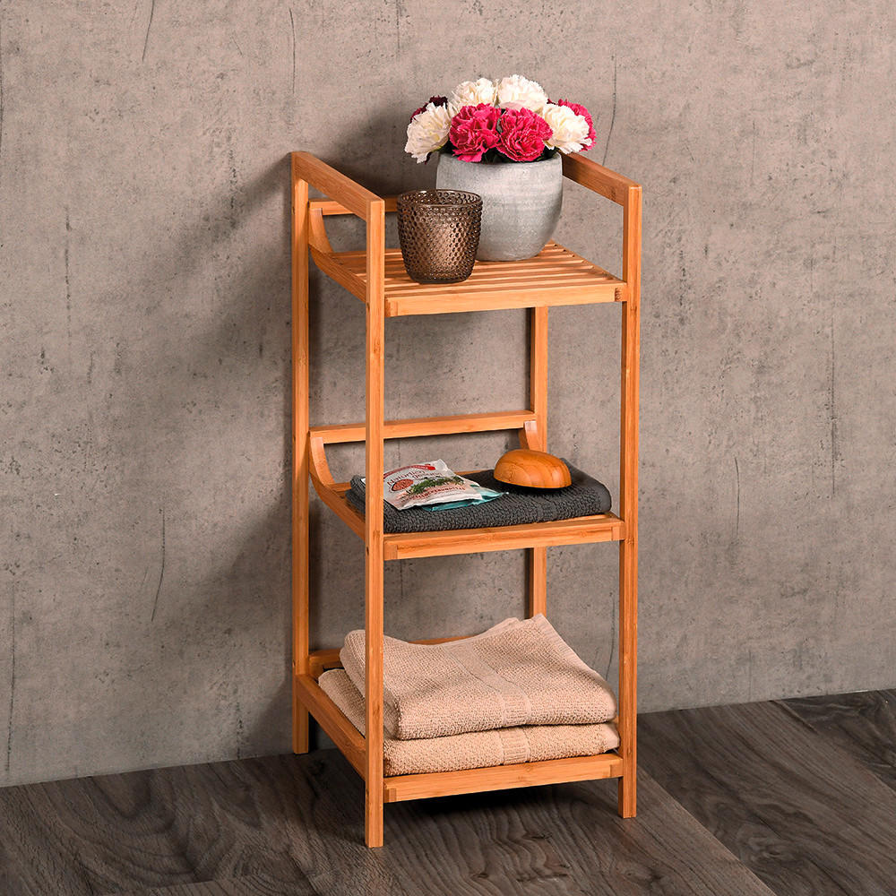 BADEZIMMERREGAL 30/70/30 cm  - Hellbraun, Konventionell, Holz (30/70/30cm) - Kesper