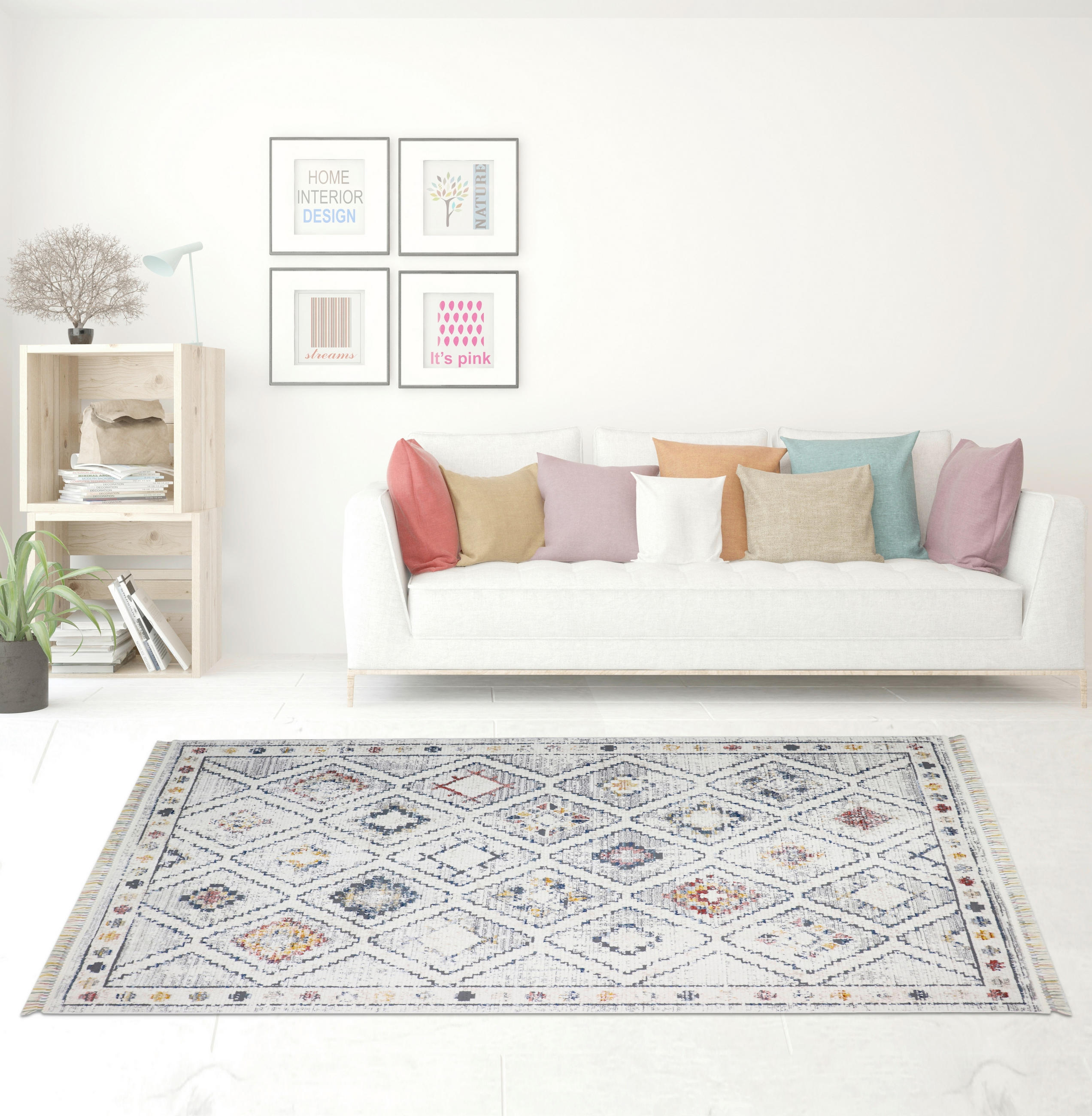 Thumbnail - Novel Läufer 4963, Mehrfarbig, Textil, Abstraktes, rechteckig, 80x300 cm, in verschiedenen Größen erhältlich, pflegeleic...