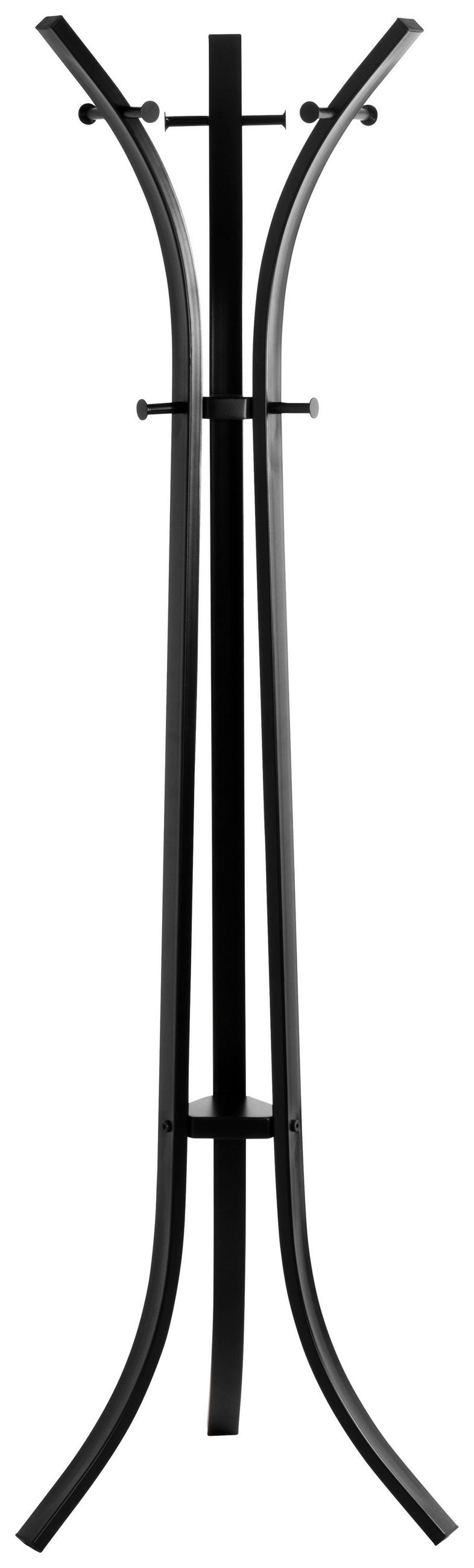 KLEIDERSTÄNDER in Schwarz 45/177/45 cm   - Schwarz, Basics, Metall (45/177/45cm)