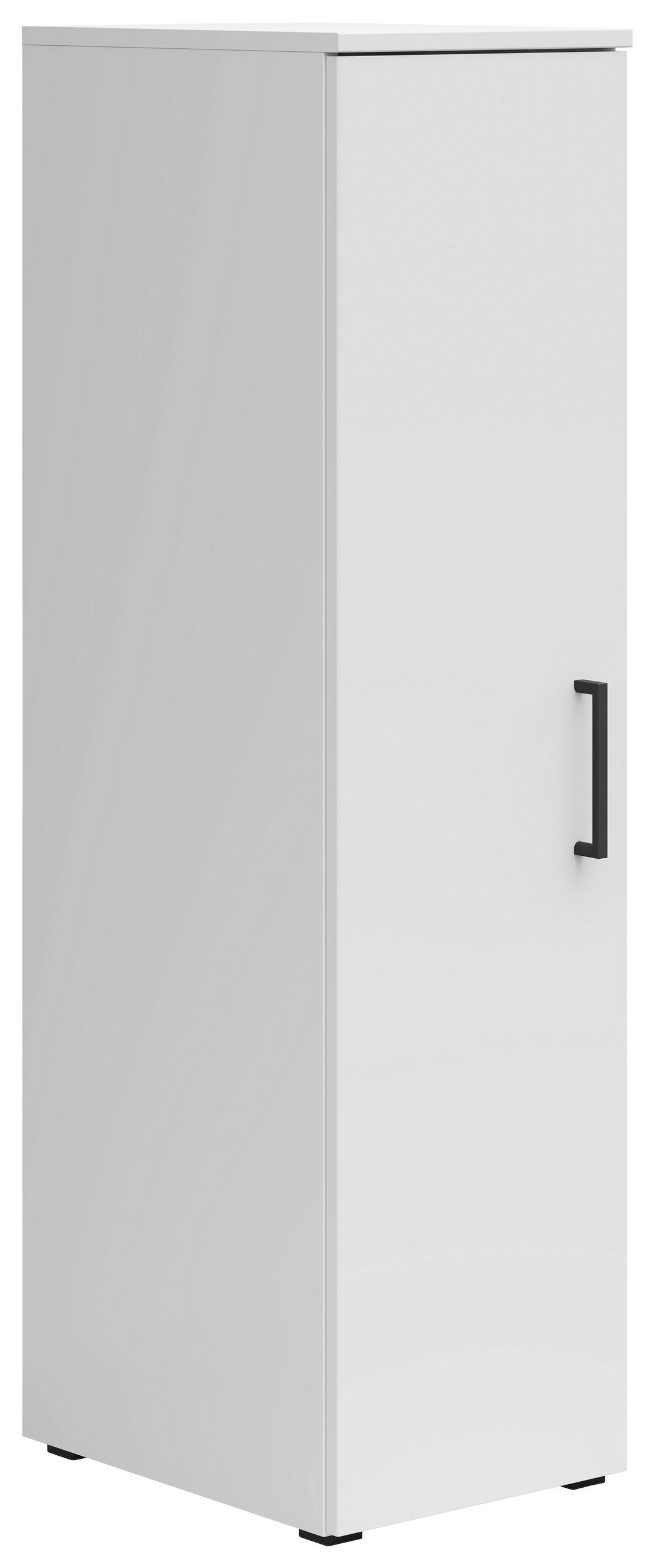 MEHRZWECKSCHRANK 30/115/40 cm in Weiß - Anthrazit/Schwarz, MODERN, Holzwerkstoff/Kunststoff (30/115/40cm) - Carryhome