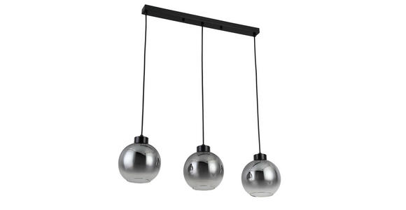 HÄNGELEUCHTE 72/18/120 cm - Chromfarben/Anthrazit, LIFESTYLE, Glas/Metall (72/18/120cm) - Dieter Knoll