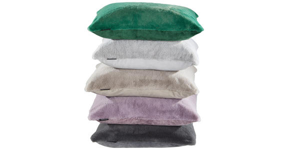 KISSENHÜLLE YUKON 48/48 cm - Anthrazit, Design, Textil (48/48cm) - Novel