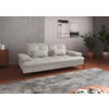 3-SITZER-SOFA Kombination Echtleder/Stoff Vliesstoff Weiß  - Schwarz/Weiß, KONVENTIONELL, Leder/Textil (212/90/122cm) - Sit & More