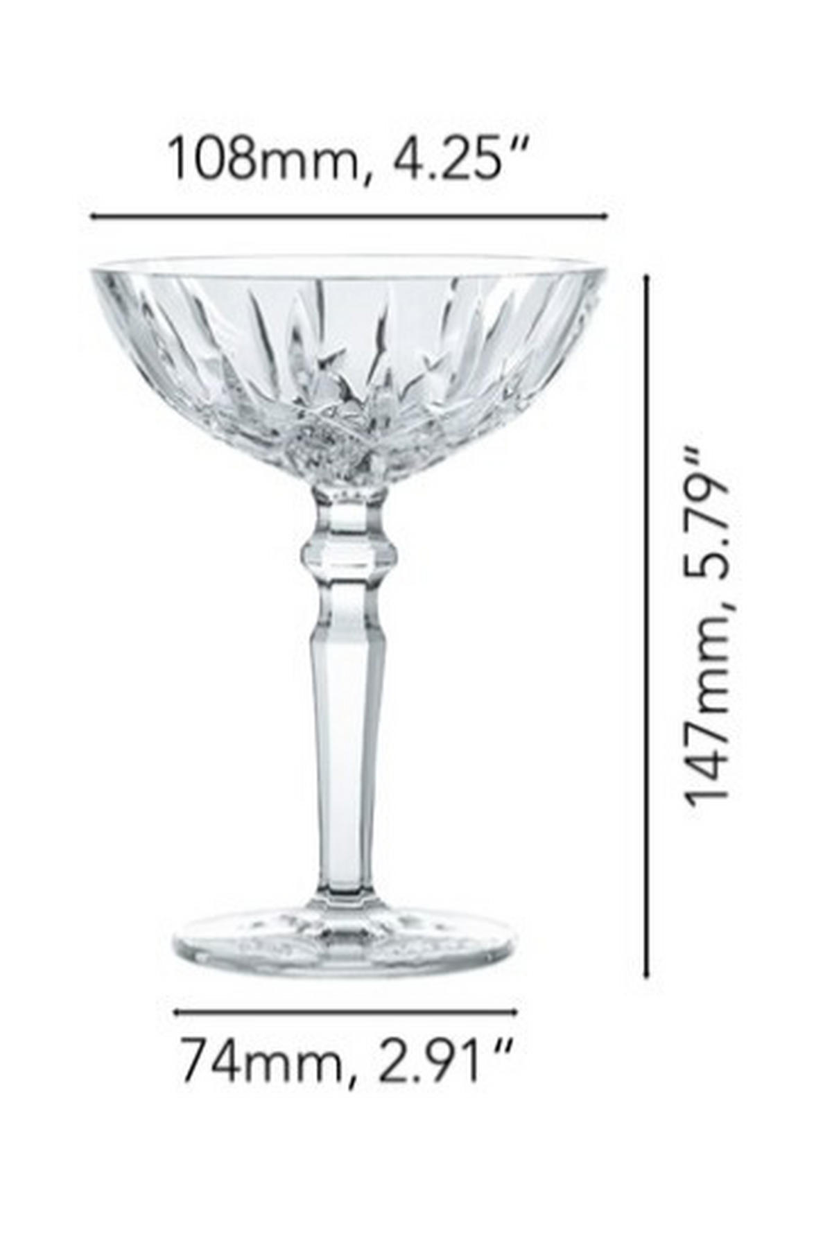 COCKTAILGLAS 180 ml 2-teilig  - Klar, Basics, Glas (22,6/15,5/11,3cm) - Nachtmann