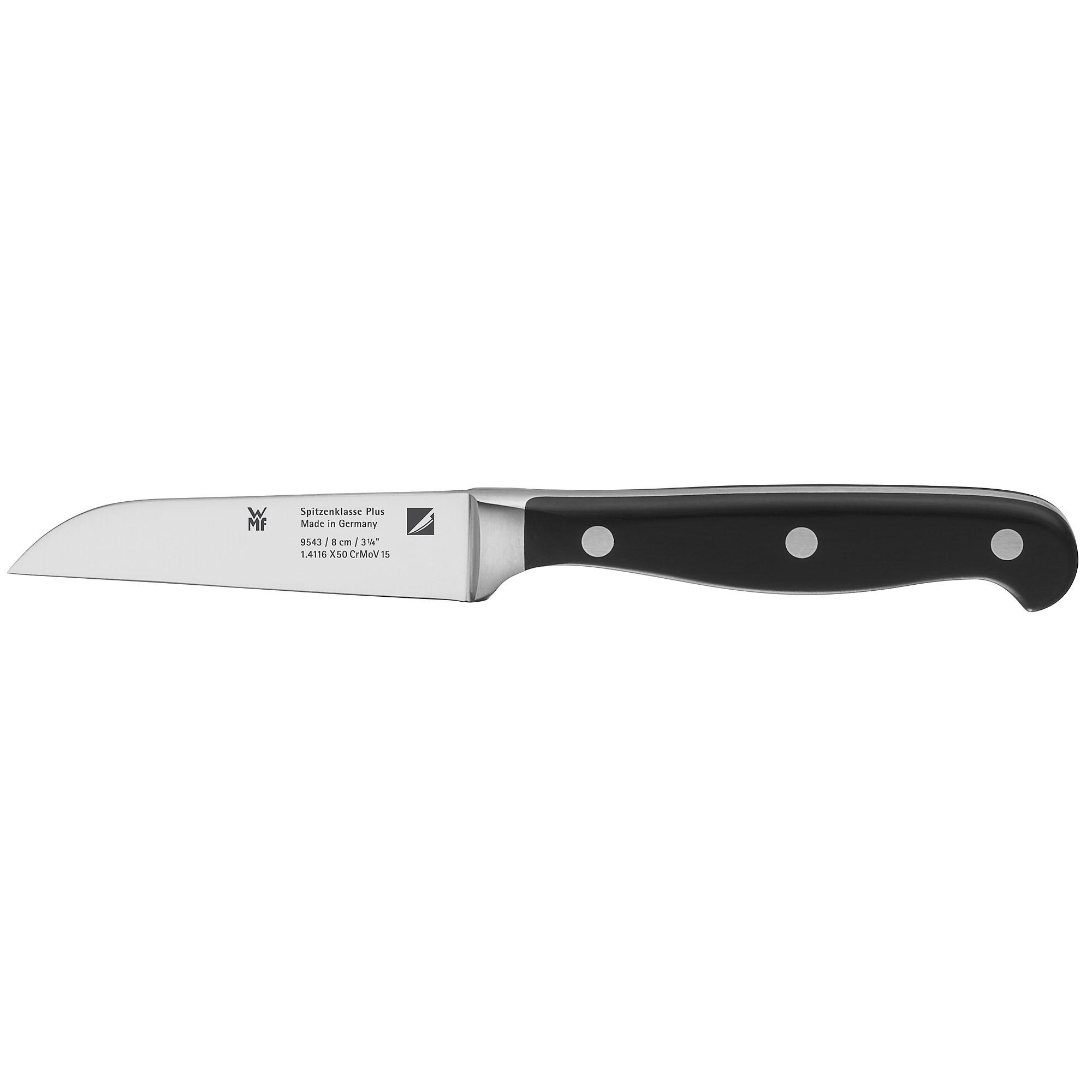 GEMÜSEMESSER Spitzenklasse Plus Edelstahl 18 cm  - Edelstahlfarben/Schwarz, Design, Kunststoff/Metall (18cm) - WMF