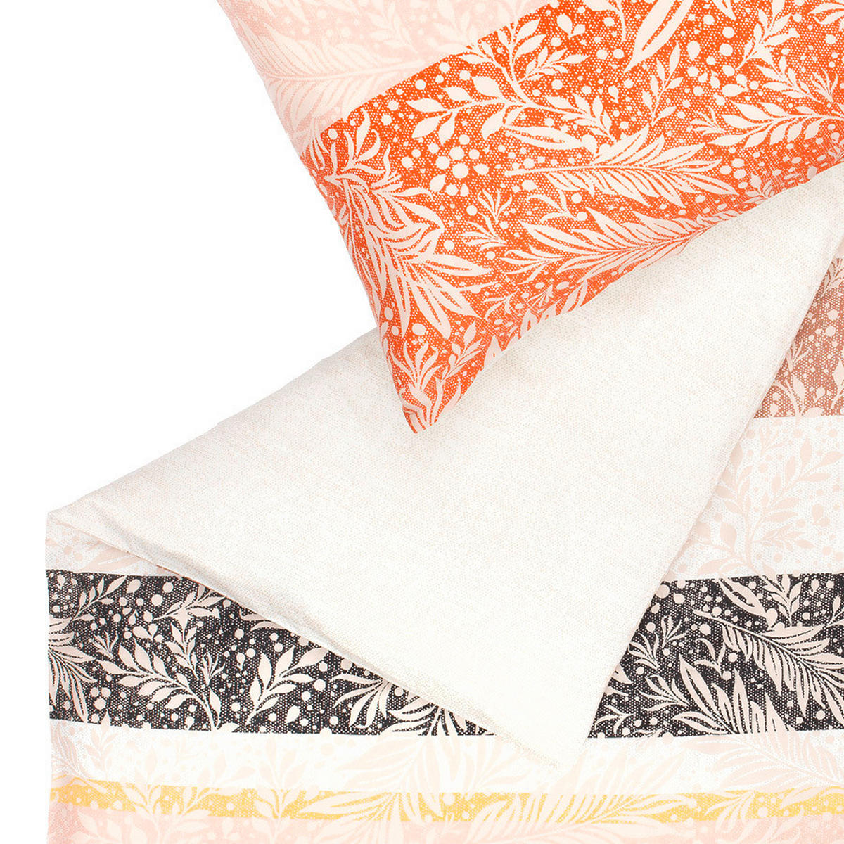 WENDEBETTWÄSCHE E-Victoria Satin 155/220 cm  - Terracotta/Creme, Basics, Textil (155/220cm) - Esprit