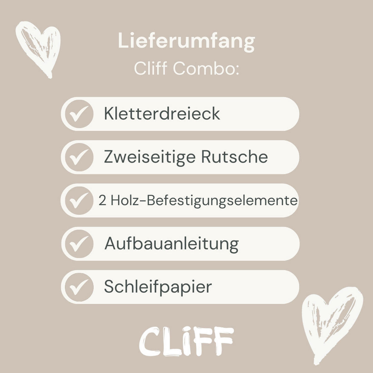 KLETTERDREIECK - Birkefarben, Basics, Holz (110/36/6cm) - CLIFF