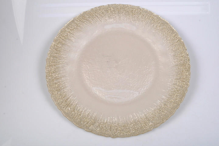 PLATZTELLER Glas  - Weiß, Trend, Glas (33cm) - Novel