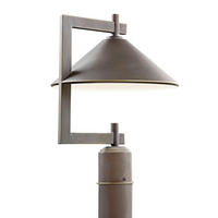 LED-WANDLEUCHTE Kichler 19,1/20,3/23,5 cm  - Bronzefarben, Design, Metall (19,1/20,3/23,5cm) - Elstead Lighting