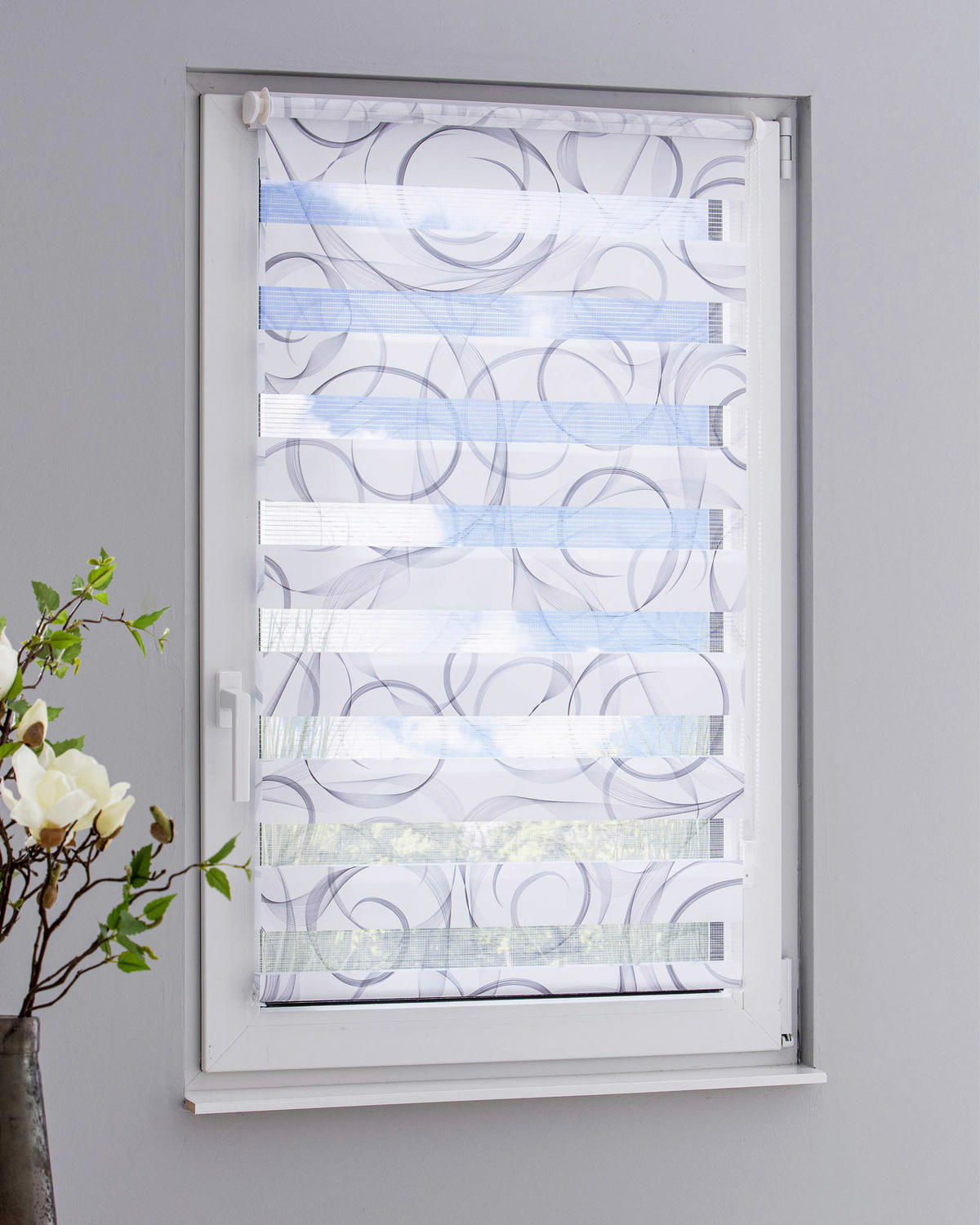 DOPPELROLLO  blickdicht  110/150 cm    - Weiß, Basics, Textil (110/150cm) - Schwöller