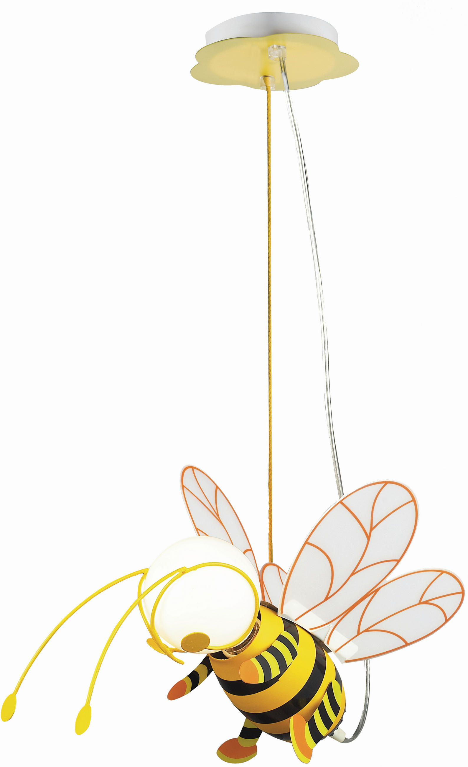 KINDERHÄNGELEUCHTE - Multicolor, Konventionell, Kunststoff (36/120cm) - Globo