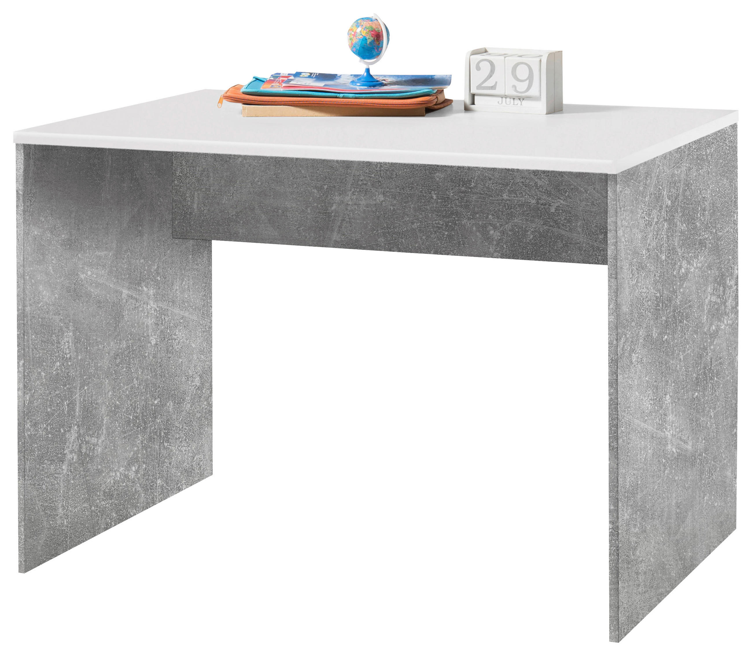 PISALNA MIZA leseni material siva  - siva, Basics, leseni material (106/75/75cm) - Carryhome