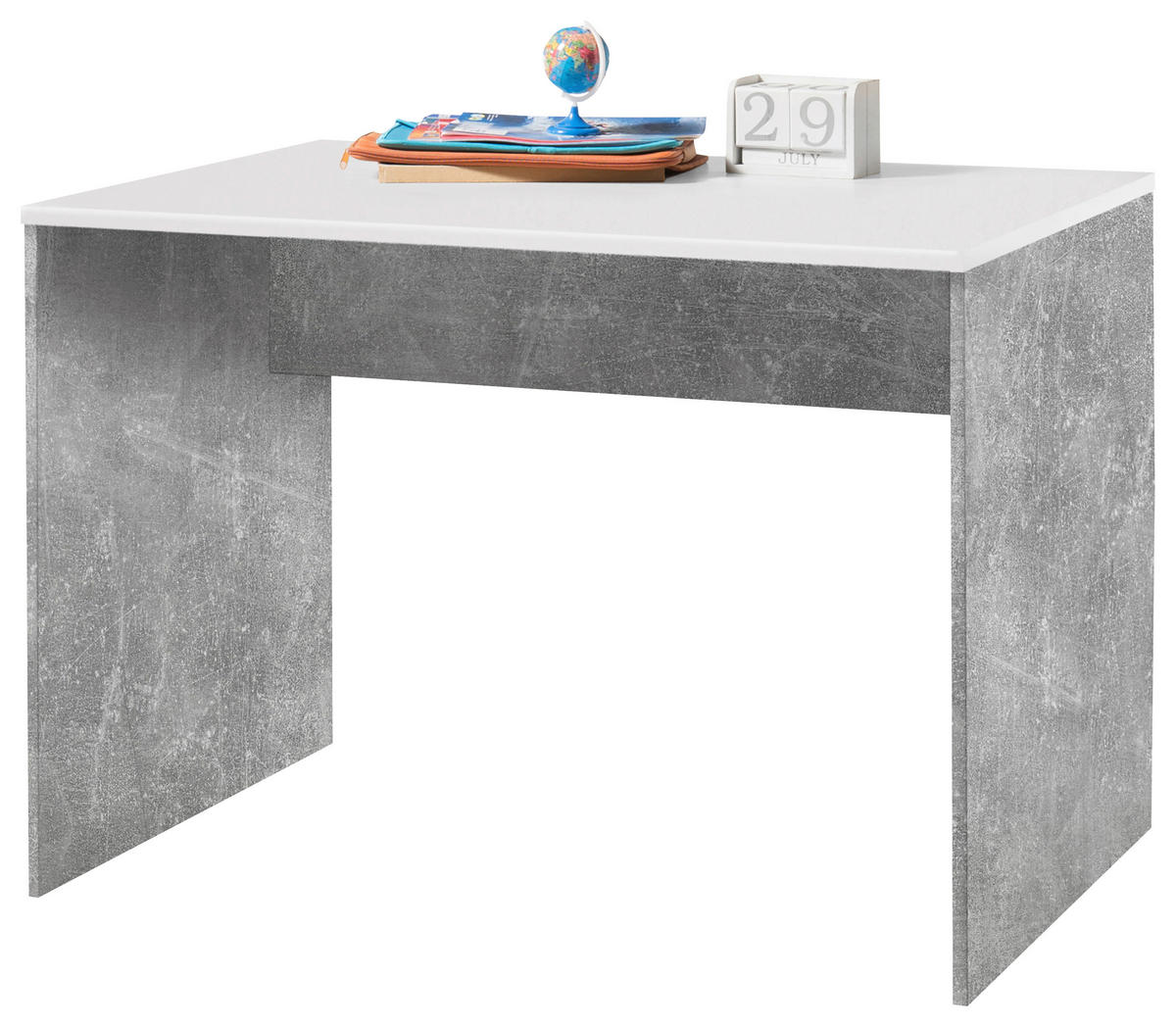 PISALNA MIZA leseni material siva  - siva, Basics, leseni material (106/75/75cm) - Carryhome