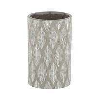 ZAHNPUTZBECHER Keramik  - Grau, Basics, Keramik (7/12/7cm) - Wenko