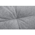 ECKSOFA Dunkelgrau Flachgewebe  - Dunkelgrau/Schwarz, Design, Textil/Metall (176/294cm) - Carryhome