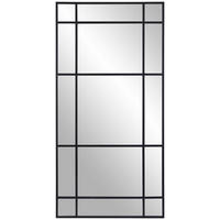 WANDSPIEGEL 100/200/3 cm    in rechteckig  - Schwarz, Trend, Glas/Holzwerkstoff (100/200/3cm) - Landscape