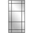 WANDSPIEGEL 100/200/3 cm    in rechteckig  - Schwarz, Trend, Glas/Holzwerkstoff (100/200/3cm) - Landscape