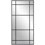 WANDSPIEGEL 100/200/3 cm    in rechteckig  - Schwarz, Trend, Glas/Holzwerkstoff (100/200/3cm) - Landscape