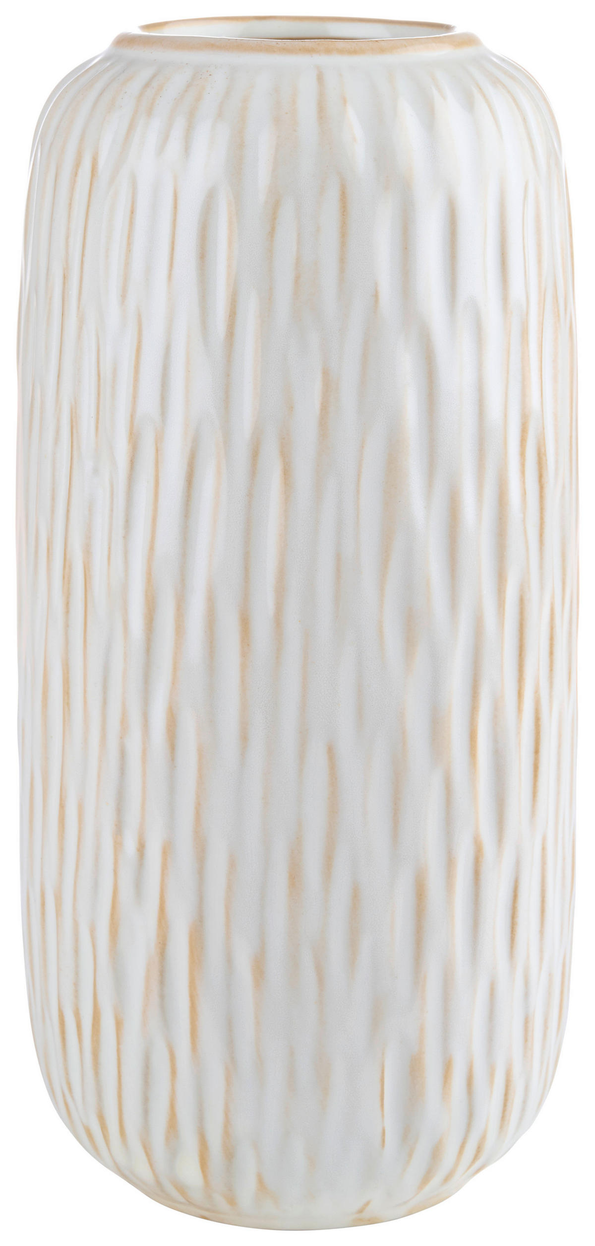 VÁZA, keramika, 19 cm19 cm - béžová, Trend, keramika (19cm)