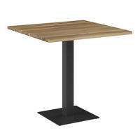 GARTENTISCH Holz, Metall rechteckig  - Akaziefarben, MODERN, Holz/Metall (80/80/76cm) - Ambia Garden