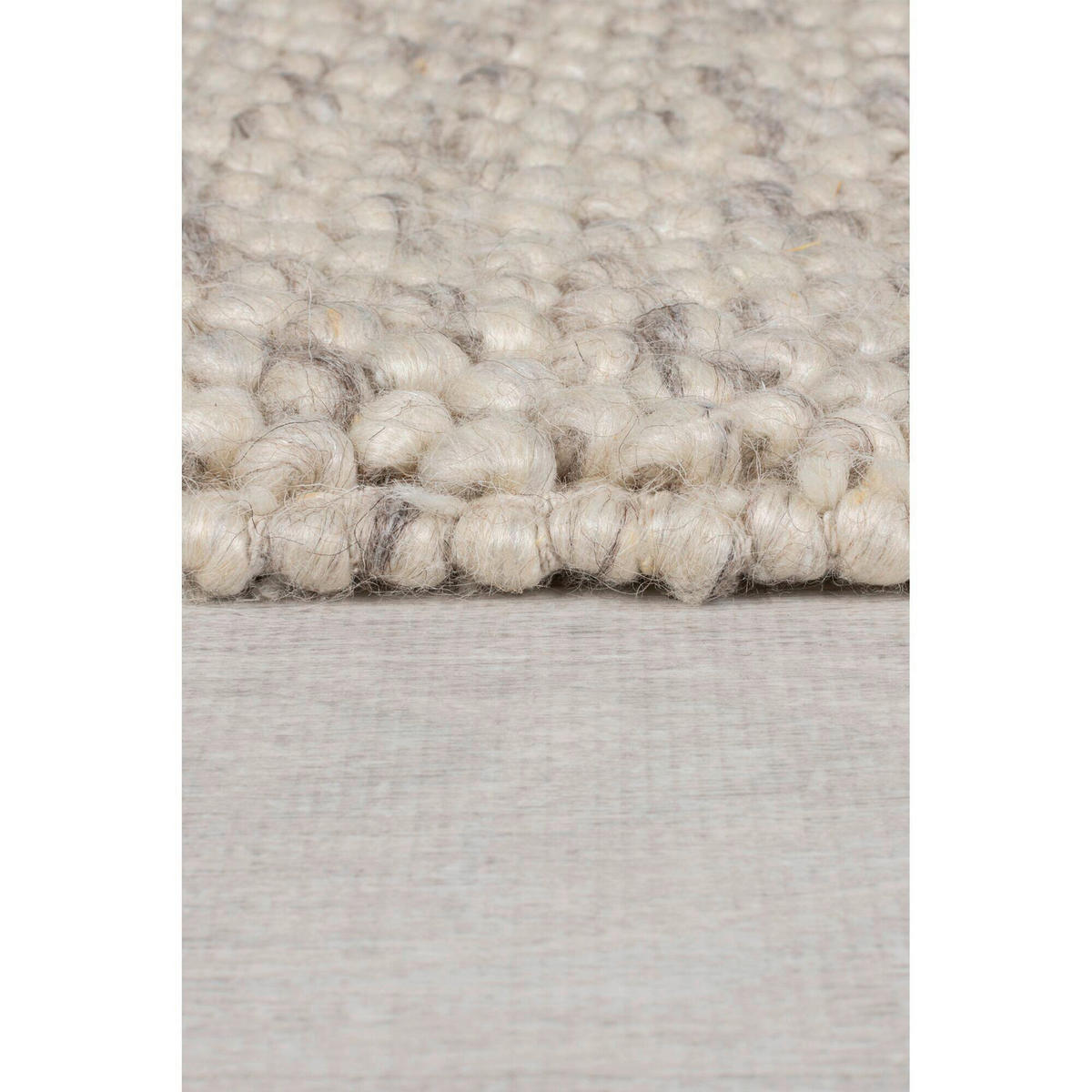 HANDWEBTEPPICH 60/230 cm MINERALS BORDER Naturfarben  - Naturfarben, KONVENTIONELL, Textil (60/230cm)