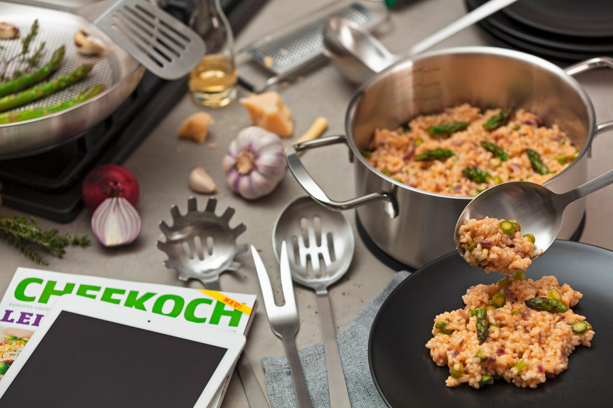 SCHÖPFLÖFFEL Berlin  - Silberfarben, Design, Metall (32cm) - Chefkoch+Fackelmann