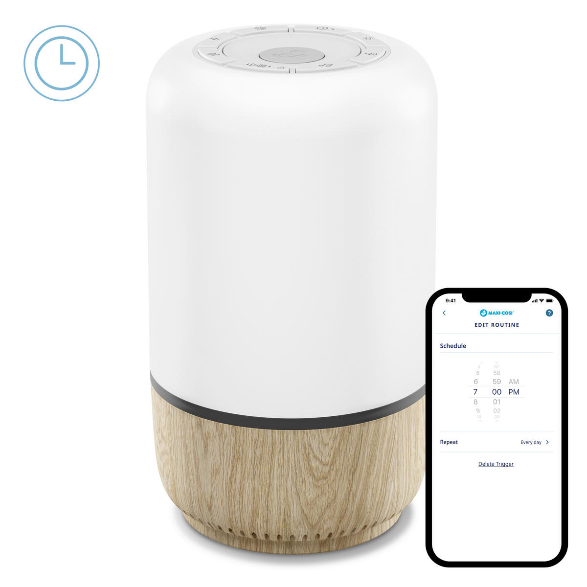 NATTLAMPA FÖR BARN Connected Home  - vit/naturfärgad, Trend, metall/plast - Maxi-Cosi
