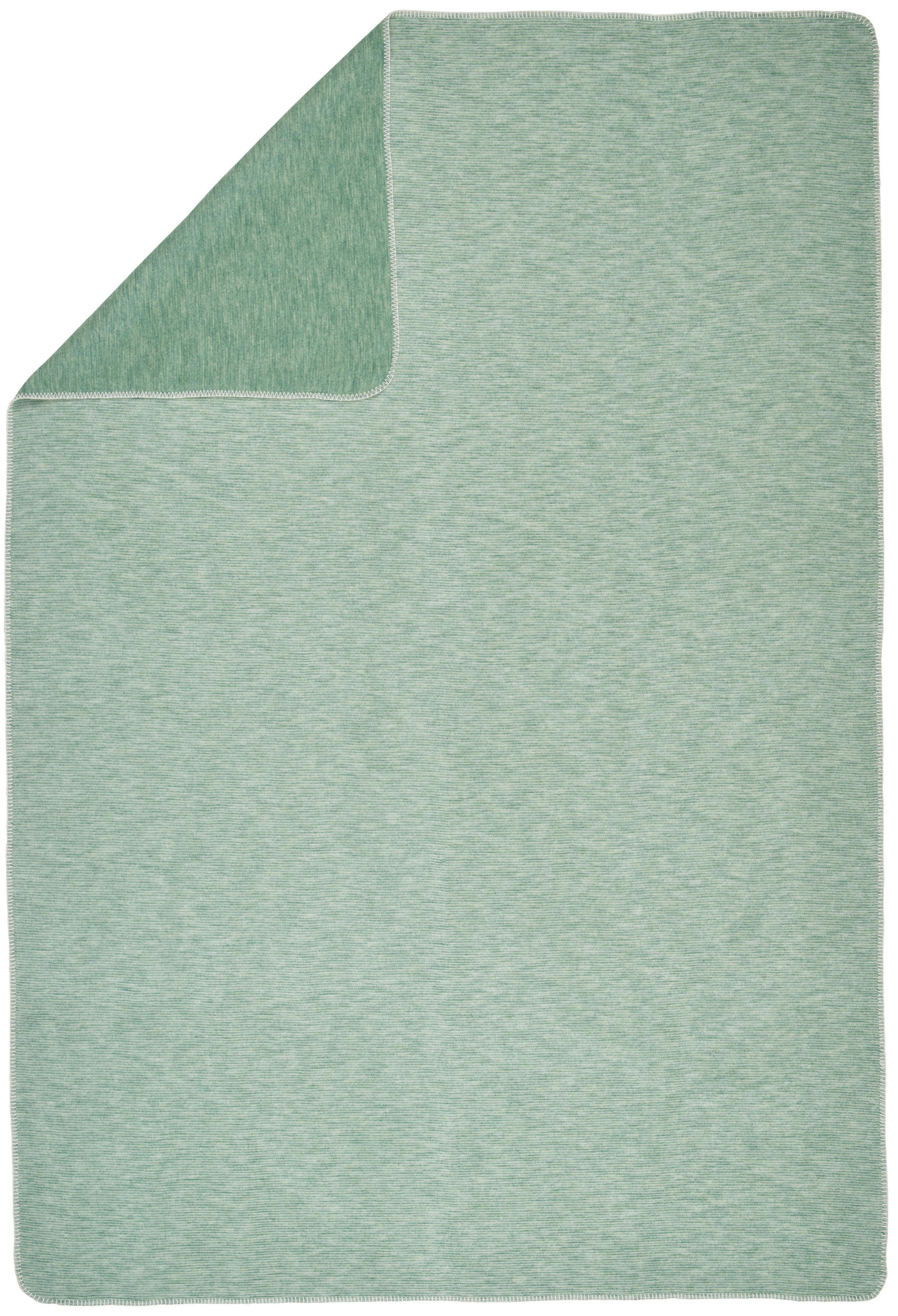 PLAID LEELA 140/200 cm  - Dunkelgrün, Basics, Textil (140/200cm) - Bio:Vio