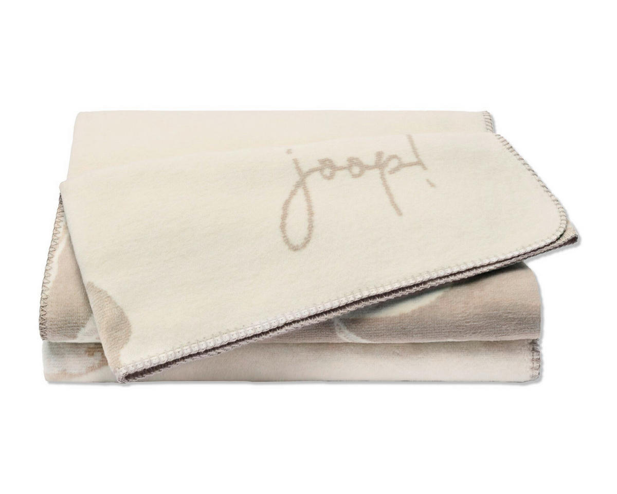 WOHNDECKE JOOP! FS 2026 150/200 cm  - Hellgrau/Weiß, Basics, Textil (150/200cm) - Joop!