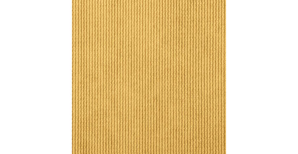 HOCKER in Textil Gelb  - Gelb/Schwarz, Design, Kunststoff/Textil (43/50/43cm) - Novel