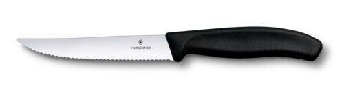 STEAKMESSER - Silberfarben/Schwarz, Basics, Kunststoff/Metall (23.1/2.7/1.3cm) - Victorinox