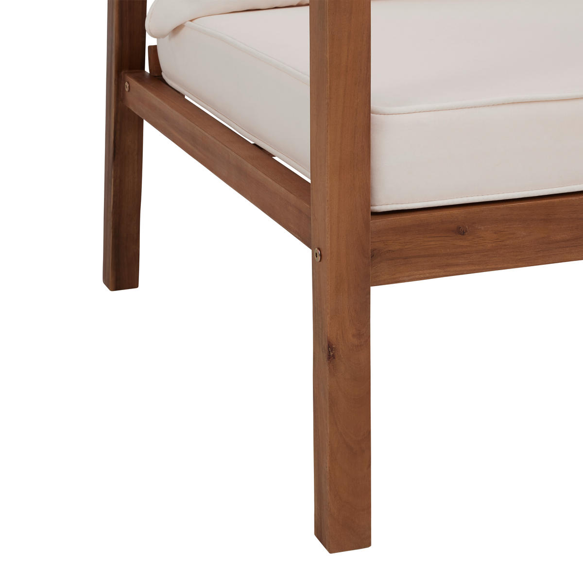 LOUNGE GARNITURA 11 delova  - boja akacije/prirodna boja, Moderno, drvo/tekstil (150/70/79cm) - Bessagi Garden