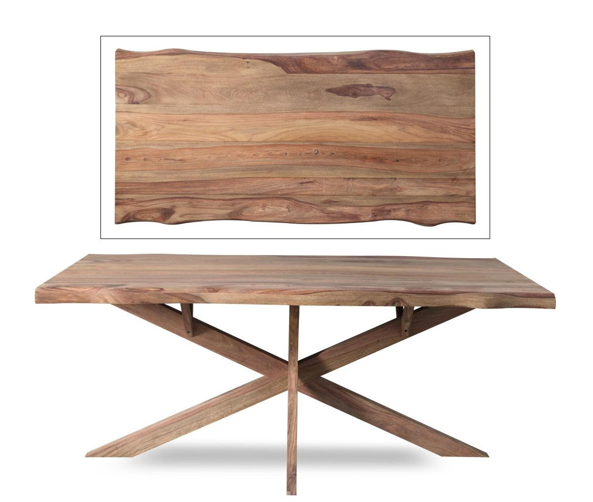 ESSTISCH in Holz 180/100/70 cm  - Naturfarben, MODERN, Holz (180/100/70cm) - Livetastic
