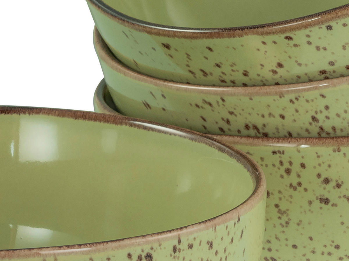 SKÅLSET 4 delar   - grön, Design, keramik - Creatable
