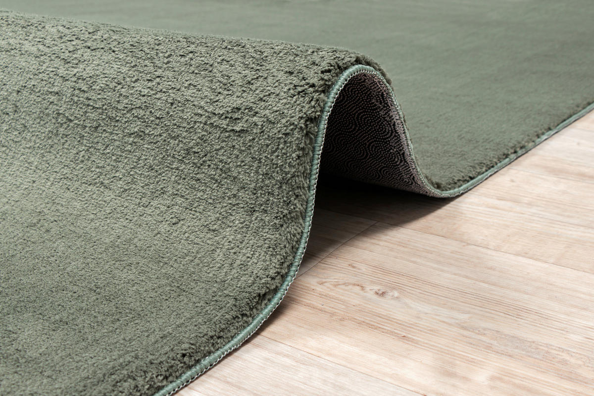 FELLTEPPICH 140/200 cm Loft  - Grün, KONVENTIONELL, Textil (140/200cm)