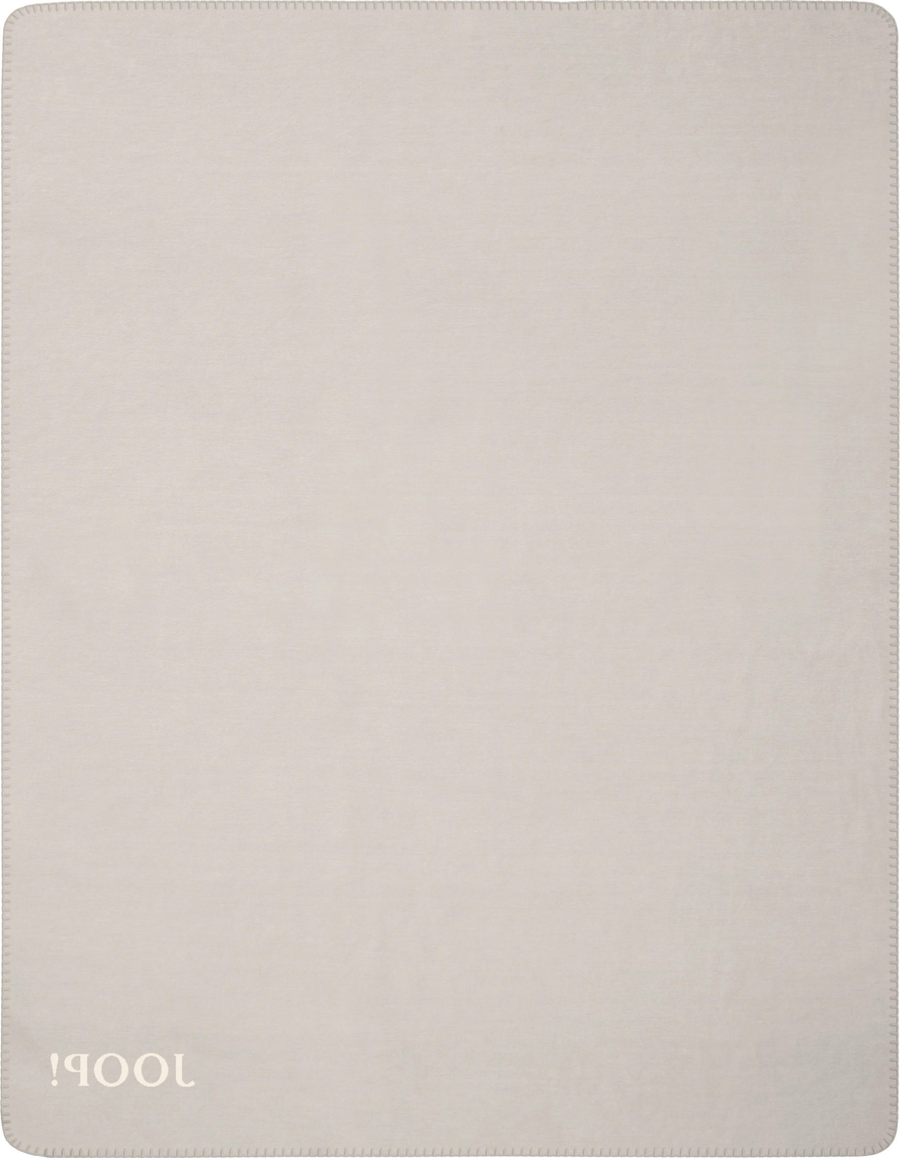 WOHNDECKE Uni Doubleface 150/200 cm  - Beige/Weiß, Design, Textil (150/200cm) - Joop!