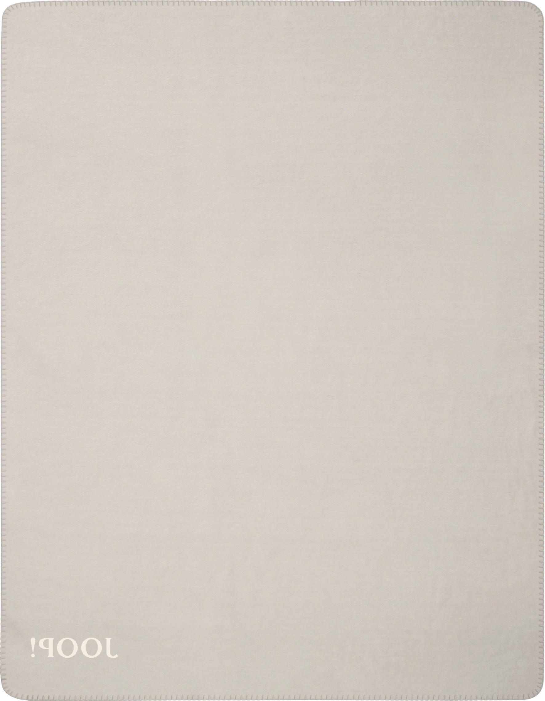 WOHNDECKE Uni Doubleface 150/200 cm - Beige/Weiß, Design, Textil (150/200cm) - Joop!