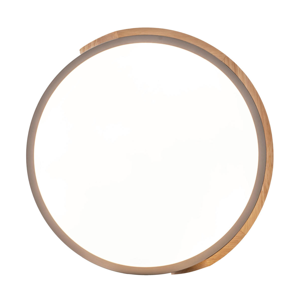 LED-DECKENLEUCHTE 52/5.5 cm   - Eichefarben/Transparent, Natur, Holz/Kunststoff (52/5.5cm) - Näve