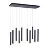 LED-HÄNGELEUCHTE 89/30/120 cm  - Schwarz, Design, Kunststoff/Metall (89/30/120cm)