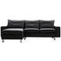 WOHNLANDSCHAFT in Leder Schwarz - Edelstahlfarben/Schwarz, Design, Leder (250/188cm) - Stressless WOHNLANDSCHAFT in Leder Schwarz - Edelstahlfarben/Schwarz, Design, Leder (250/188cm) - Stressless