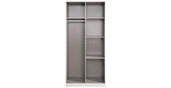 DREHTÜRENSCHRANK 2-türig Weiß  - Weiß, Basics, Holzwerkstoff (91/197/54cm) - Xora