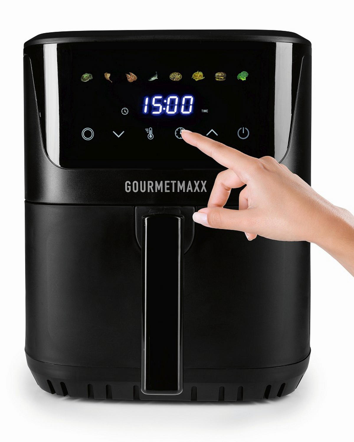 HEIßLUFTFRITTEUSE GOURMETmaxx 6,5 L  - Schwarz, Basics, Kunststoff/Metall (39/28,6/33,5cm) - GOURMETMAXX