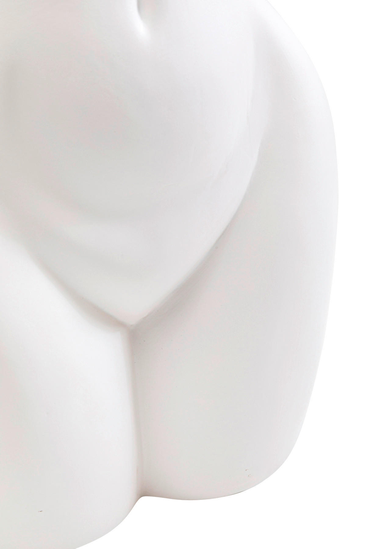 VASE 40 cm  - Weiß, Design, Keramik (27/40/16cm) - Kare-Design